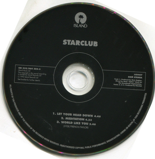 Starclub : Let Your Hair Down (CD, Single)