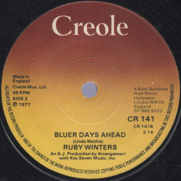 Ruby Winters : I Will! (7")