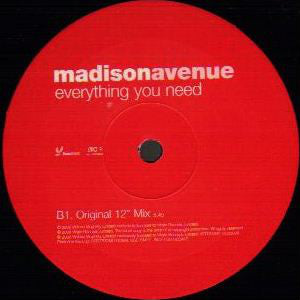 Madison Avenue : Everything You Need (2x12", Promo)