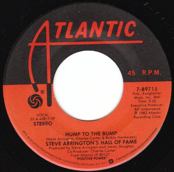 Steve Arrington's Hall Of Fame : Hump To The Bump (7", Single)