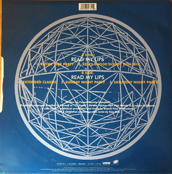 Alex Party : Read My Lips (12")