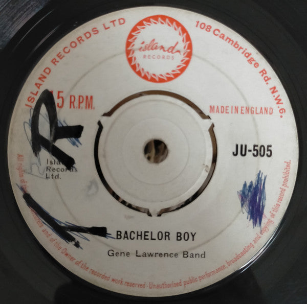 Gene Lawrence Band : Longest Day Meringue / Bachelor Boy (7", Single)