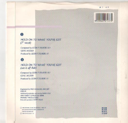 Evelyn King : Hold On To What You've Got (7", Single)