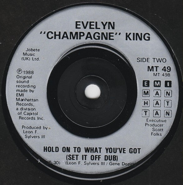 Evelyn King : Hold On To What You've Got (7", Single)