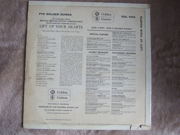 The Rev. Elsie Chamberlain, The Louis Halsey Singers : Lift Up Your Hearts (LP, Album)