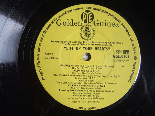 The Rev. Elsie Chamberlain, The Louis Halsey Singers : Lift Up Your Hearts (LP, Album)