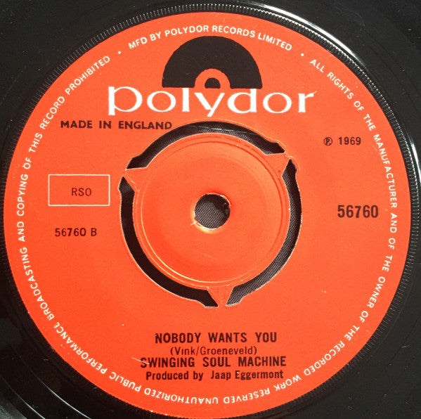 Swinging Soul Machine : Spooky's Day Off  (7", RSO)