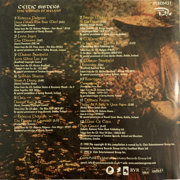 Various : Celtic Sisters - The Women Of Ireland (CD, Album, Comp)