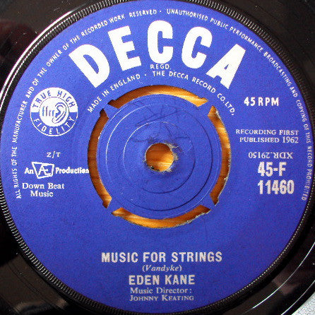 Eden Kane : I Don't Know Why / Music For Strings (7", Single)