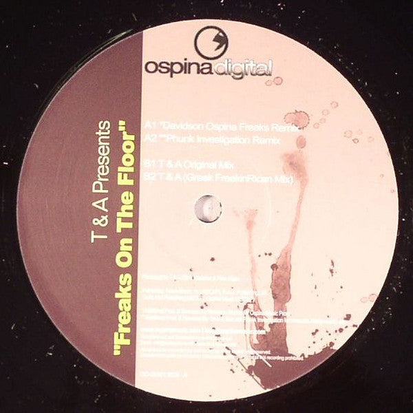 T&A (2) : Freaks On The Floor (12")