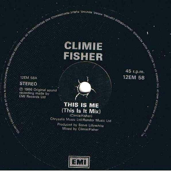 Climie Fisher : This Is Me ('This Is It' Mix) (12")