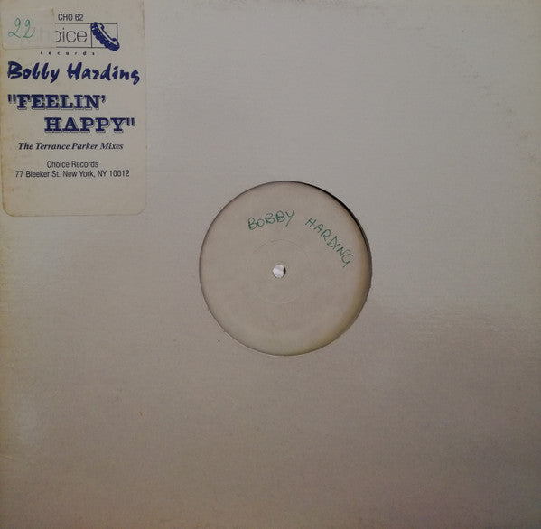 Bobby Harding : Feelin' Happy (The Terrance Parker Mixes) (12", Promo, W/Lbl)