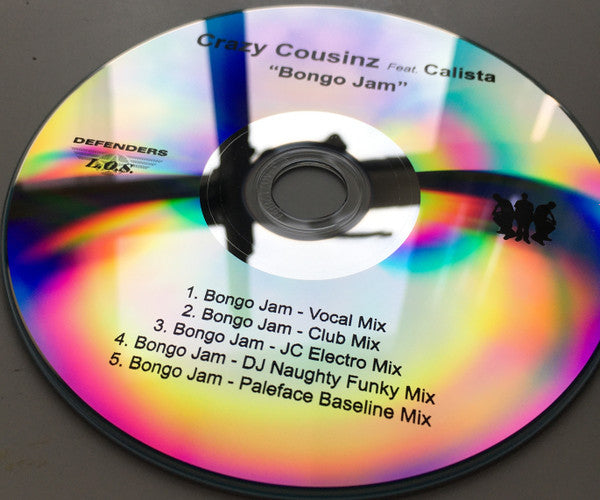 Crazy Cousinz Feat Calista : Bongo Jam (CDr, Advance)