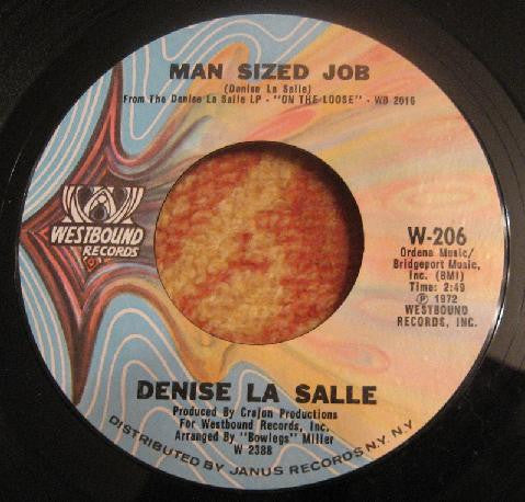 Denise LaSalle : Man Sized Job / I'm Over You (7", Single)