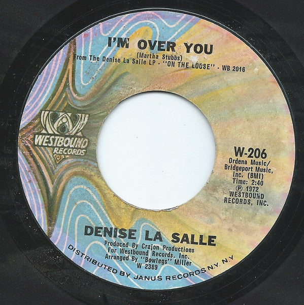 Denise LaSalle : Man Sized Job / I'm Over You (7", Single)