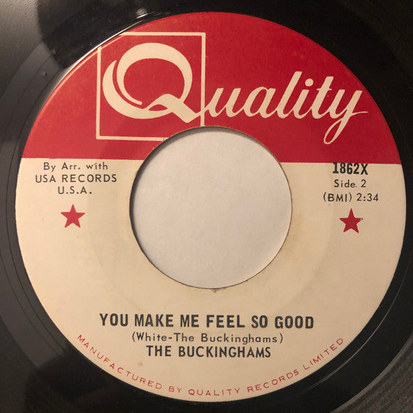 The Buckinghams : Kind Of A Drag  (7", Single, Bla)