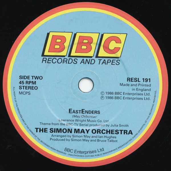 Anita Dobson And The Simon May Orchestra : Anyone Can Fall In Love (7", Single, Pic)