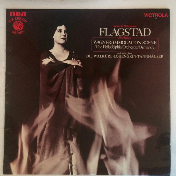 Kirsten Flagstad, The Philadelphia Orchestra, Eugene Ormandy : Wagner: Immolation Scene And Arias By Wager, Beethoven, Weber (LP, Mono)