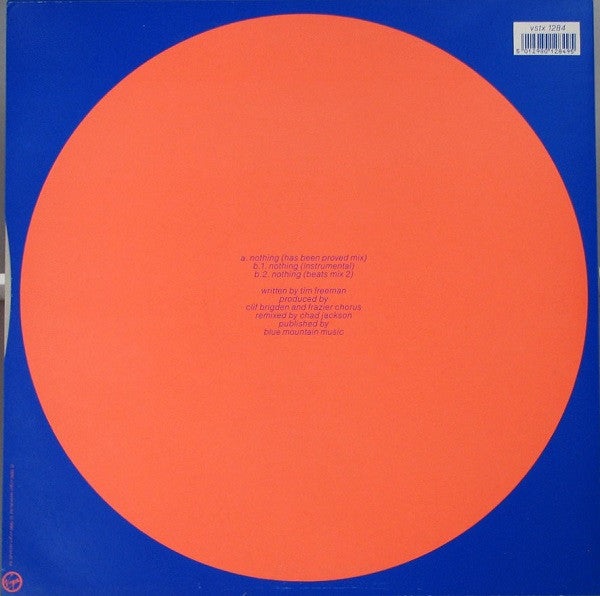 Frazier Chorus : Nothing (Chad Jackson Remixes) (12", Single)