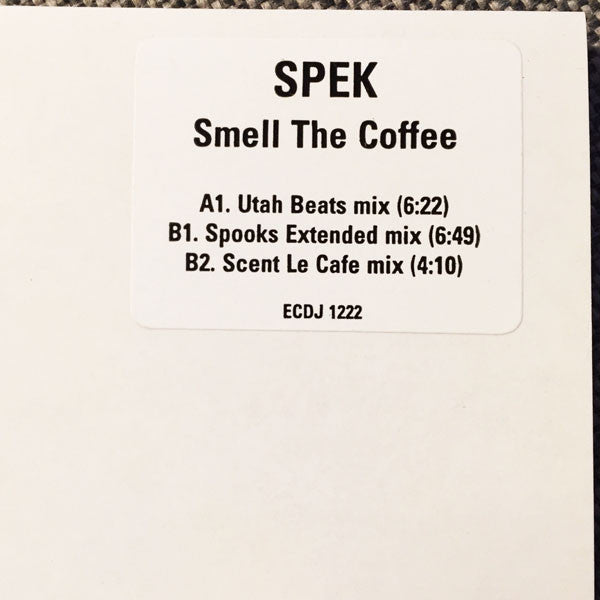 Spek : Smell The Coffee (12", Promo, W/Lbl)