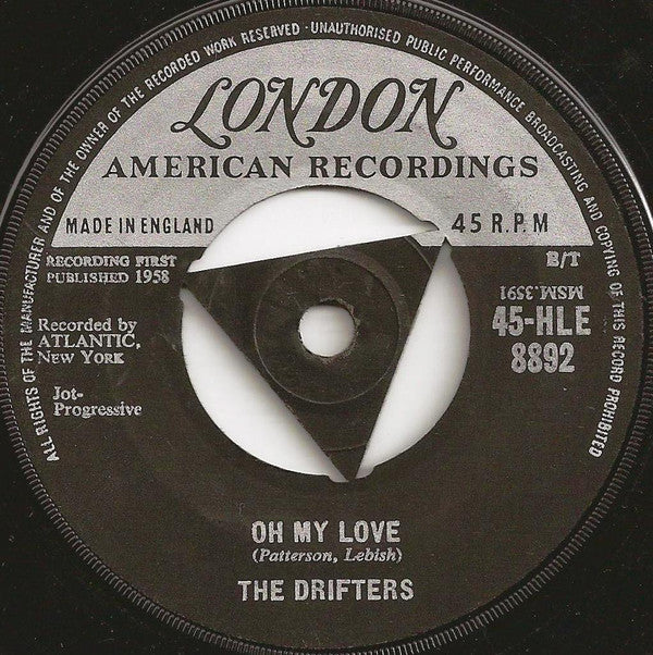 The Drifters : There Goes My Baby  (7", Single, Tri)