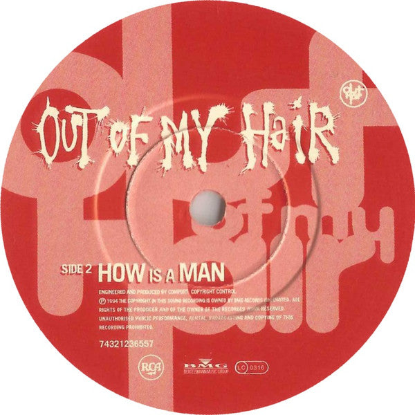 Out Of My Hair : Hearts Desire (7", Red)