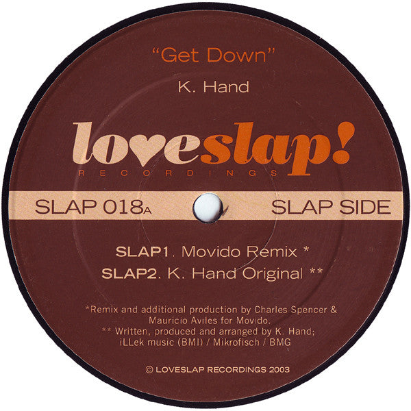 Kelli Hand : Get Down (12")
