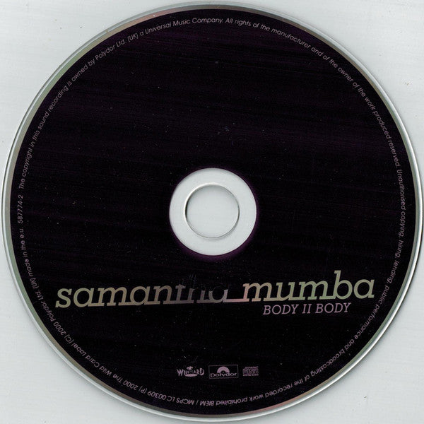Samantha Mumba : Body II Body (CD, Single, Enh)
