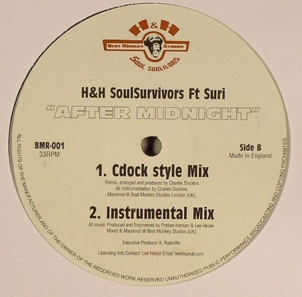 H&H SoulSurvivors Ft Suri : After Midnight (12")