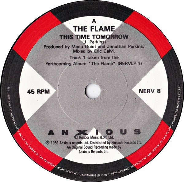 The Flame (2) : This Time Tomorrow (7", Single)