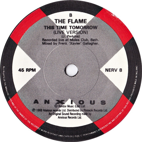The Flame (2) : This Time Tomorrow (7", Single)