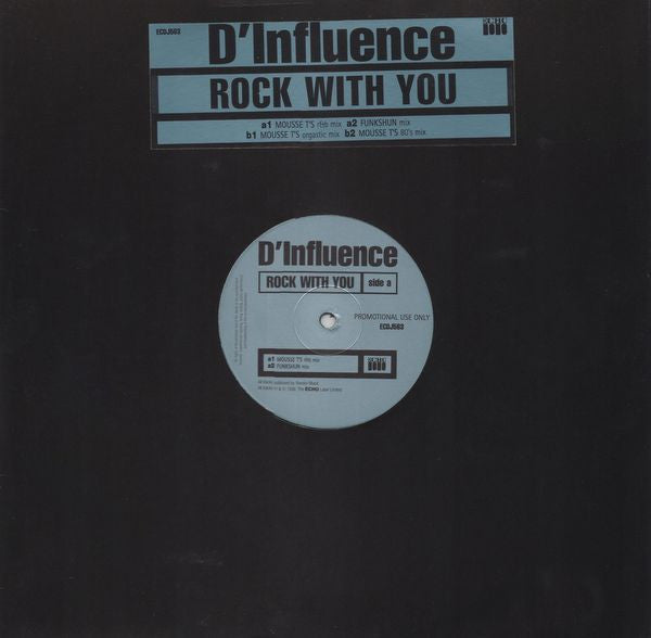 D'Influence : Rock With You (12", Promo)
