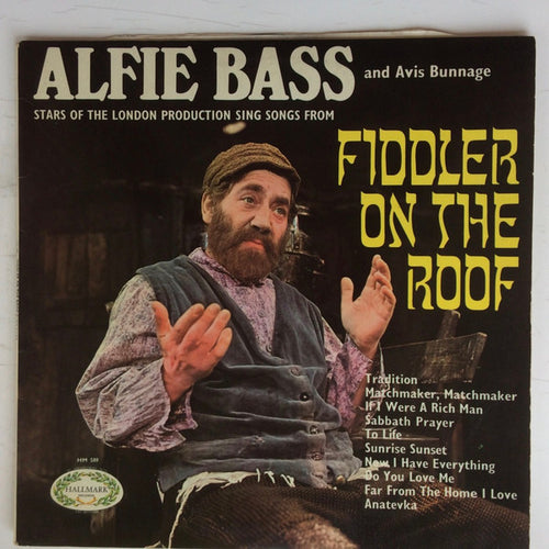 Alfie Bass And Avis Bunnage : Fiddler On The Roof (LP, Album, Mono)