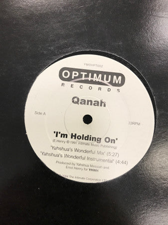 Qanah : I'm Holding On (12")