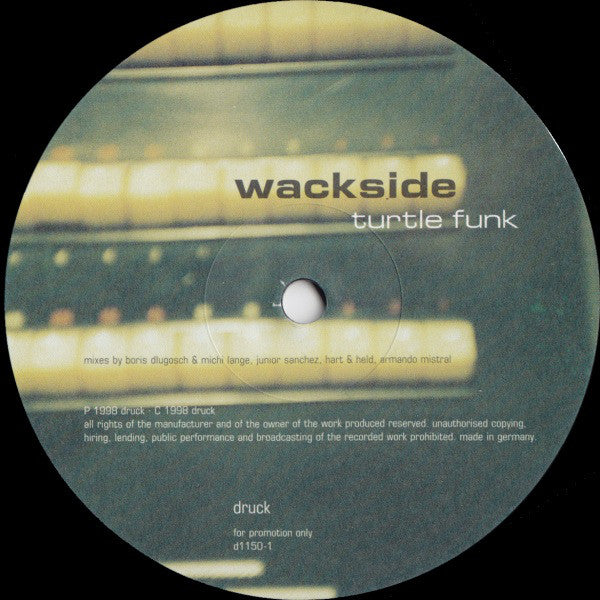 Wackside : Turtle Funk (12", Promo)