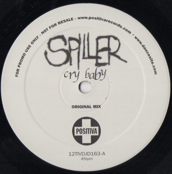 Spiller : Cry Baby (2x12", Promo)