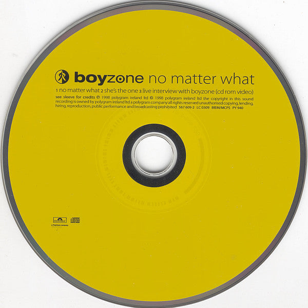 Boyzone : No Matter What (CD, Maxi, Enh, PMD)