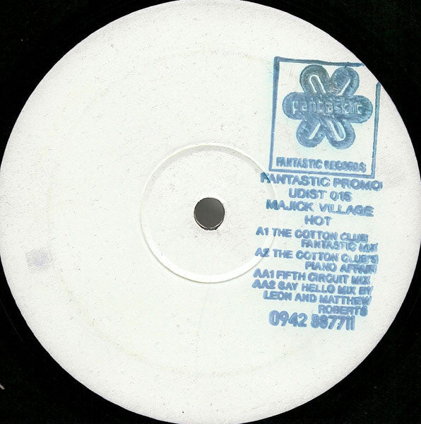 Majick Village : Hot (12", Promo, W/Lbl, Sta)
