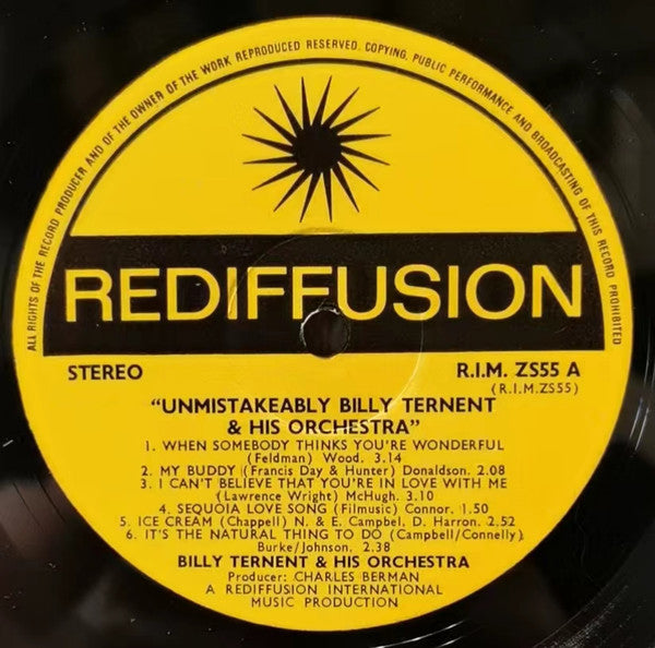 Billy Ternent & His Orchestra : Unmistakably (LP, M/Print)