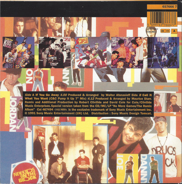 New Kids On The Block : If You Go Away (7")