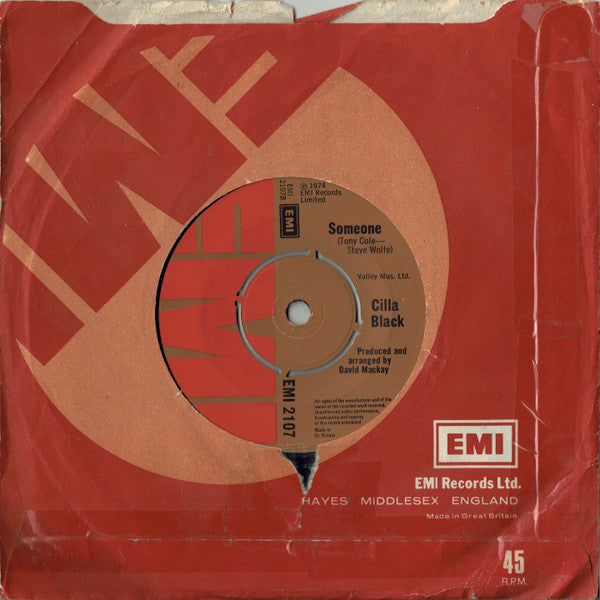 Cilla Black : Baby We Can't Go Wrong (7")