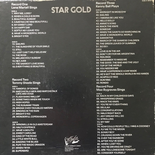 Various : Star Gold (4xLP, Comp + Box)