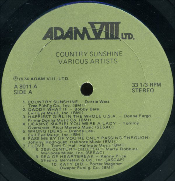 Various : Country Sunshine (LP, Comp)