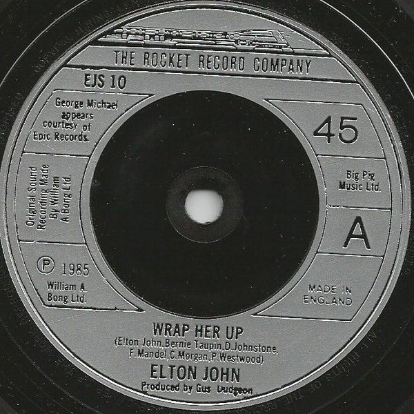 Elton John : Wrap Her Up (7", Single)