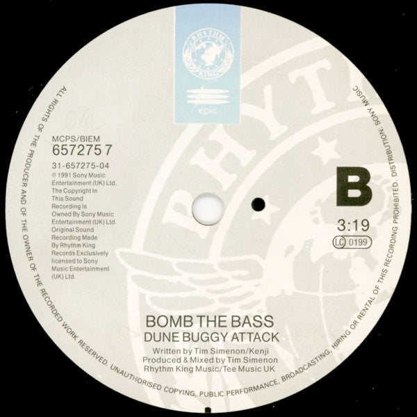 Bomb The Bass : Winter In July (7", Single, Sol)