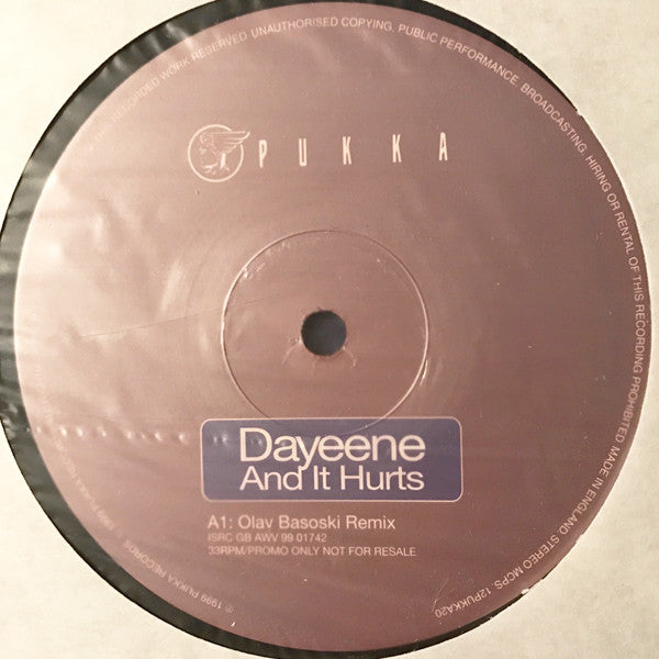 DaYeene : And It Hurts (2x12", Promo)