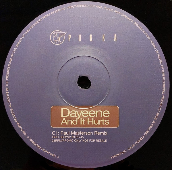 DaYeene : And It Hurts (2x12", Promo)
