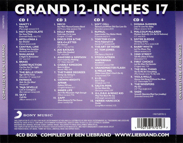 Ben Liebrand : Grand 12-Inches 17 (4xCD, Comp, TEX)
