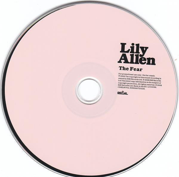 Lily Allen : The Fear (CD, Single, Promo)