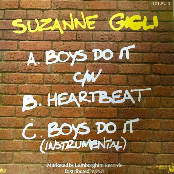 Suzanne Gigli : Boys Do It (12")